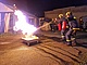 Die Fachgruppe N macht Brandschutzausbildung.